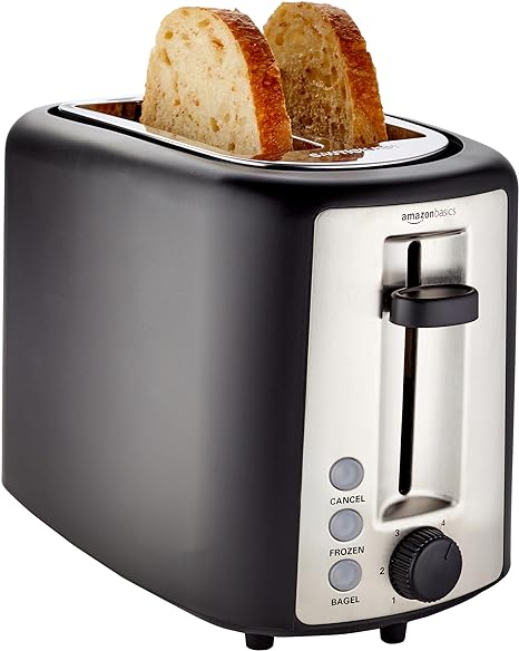 Basics 2 Slice, Extra-Wide Slot Toaster